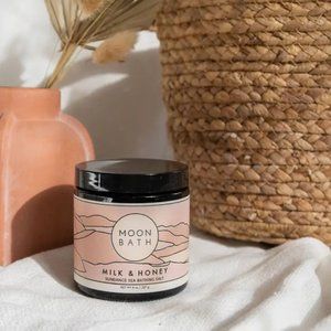 Moon bath| MILK & HONEY | Sundance Sea Bathing Salt Jar